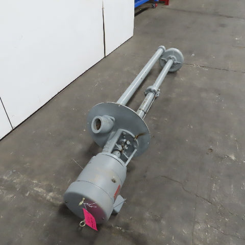 Well Pump Co. 159283 2HP 3" Vertical Ball Bearing Centrifugal Pump 70" Depth 3PH