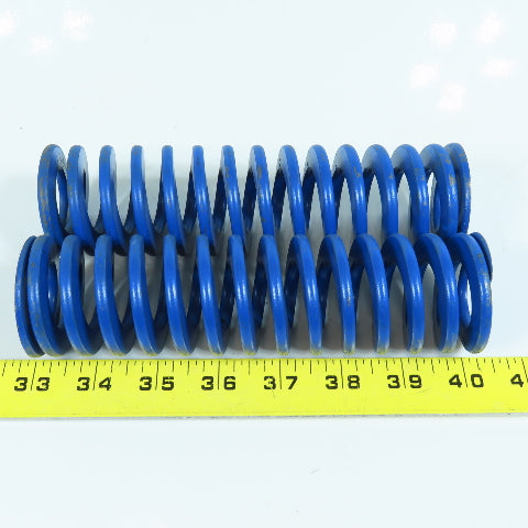 2" x 7" Blue Flat Wire Die Spring 1" Rod Dia. Lot of 2