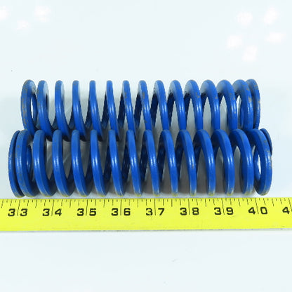 2" x 7" Blue Flat Wire Die Spring 1" Rod Dia. Lot of 2