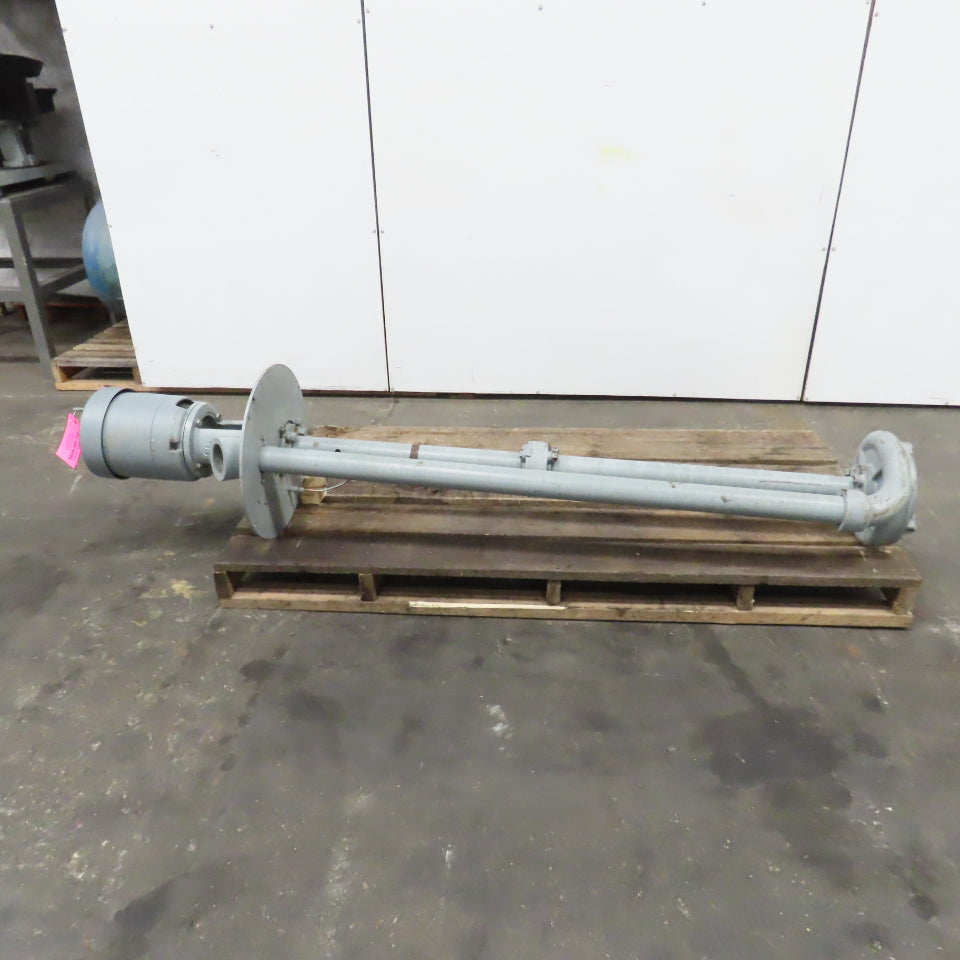 Well Pump Co. 159283 2HP 3" Vertical Ball Bearing Centrifugal Pump 70" Depth 3PH