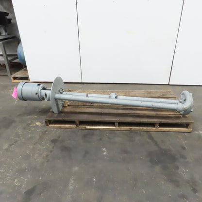 Well Pump Co. 159283 2HP 3" Vertical Ball Bearing Centrifugal Pump 70" Depth 3PH