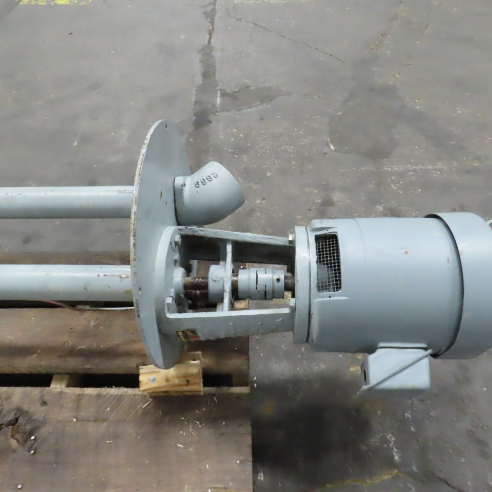 Well Pump Co. 159283 2HP 3" Vertical Ball Bearing Centrifugal Pump 70" Depth 3PH