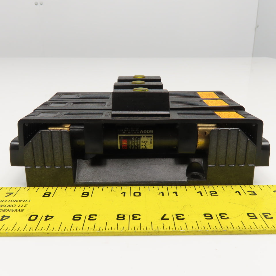 Buss H60030-3P 600V 30A Class H 3 Pole Fuse Holder