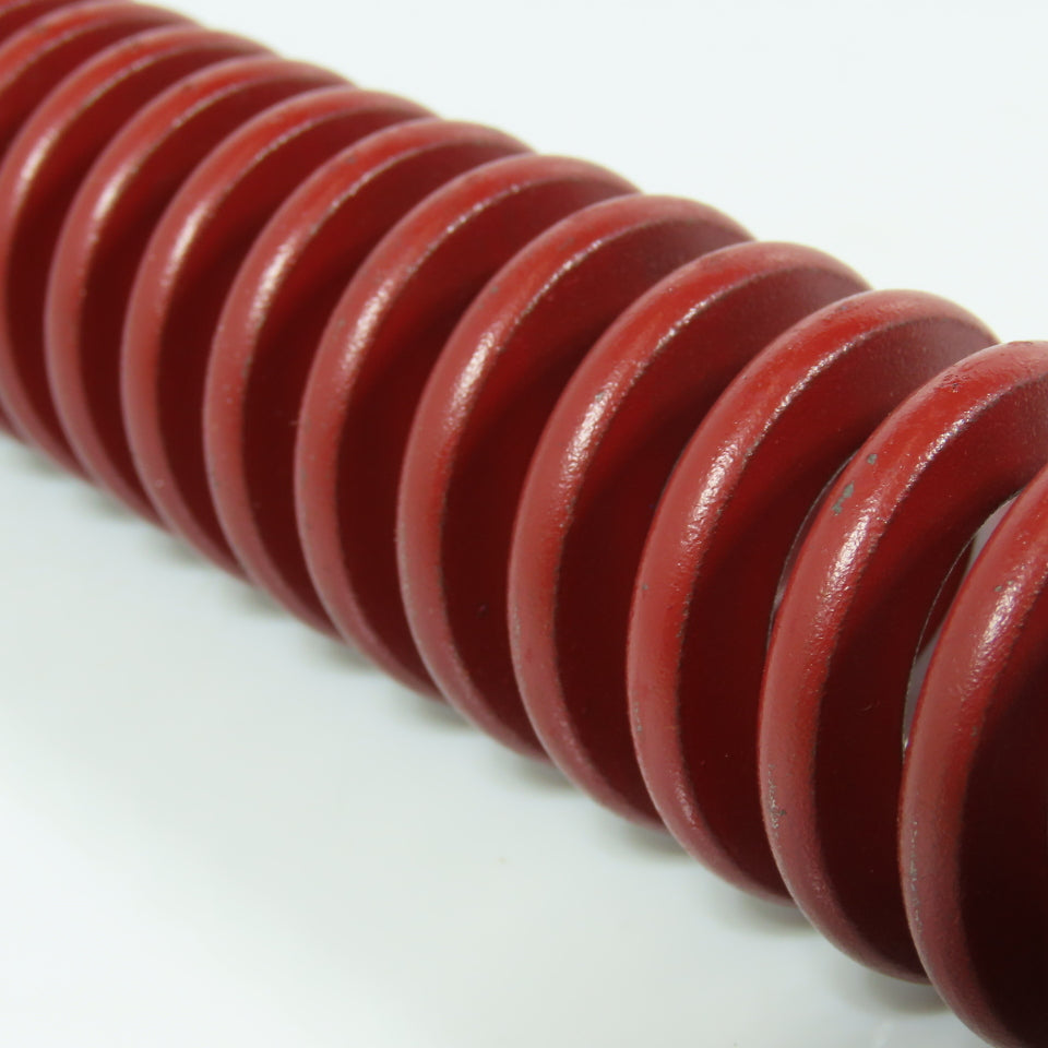 1-1/4" x 7" Red Flat Wire Die Spring 5/8" Rod Dia. Lot of 2