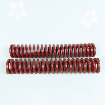 1-1/4" x 7" Red Flat Wire Die Spring 5/8" Rod Dia. Lot of 2