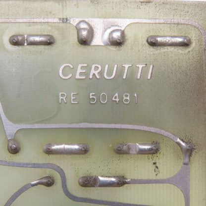 Cerutti RE 50481 Resister Circuit Board Card