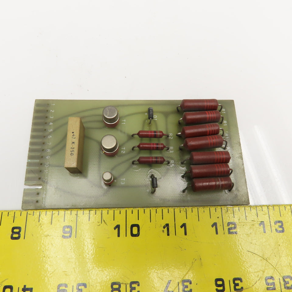Cerutti RE 50481 Resister Circuit Board Card