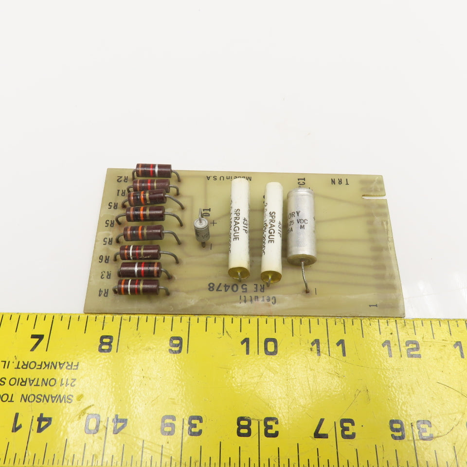 Cerutti RE 50478 Resister Circuit Board Card