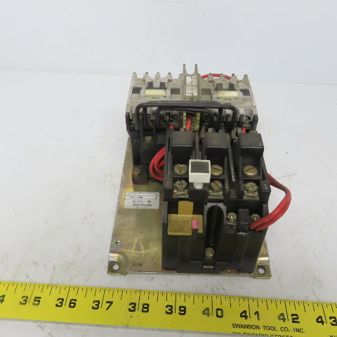 Allen Bradley 550-T0A94A Ser.B Reversing Contactor 600V 2HP Size 00 240V Coil