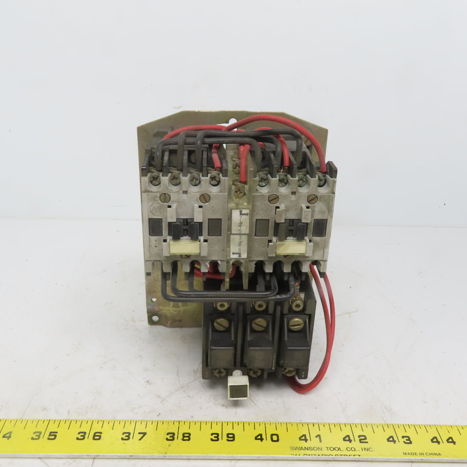 Allen Bradley 550-T0A94A Ser.B Reversing Contactor 600V 2HP Size 00 240V Coil