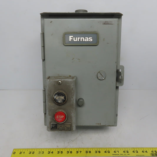 Furnas 14CP34DC81 3 Pole Motor Starter 5Hp Size 0 240-480V Coil Type 3 Enclosure