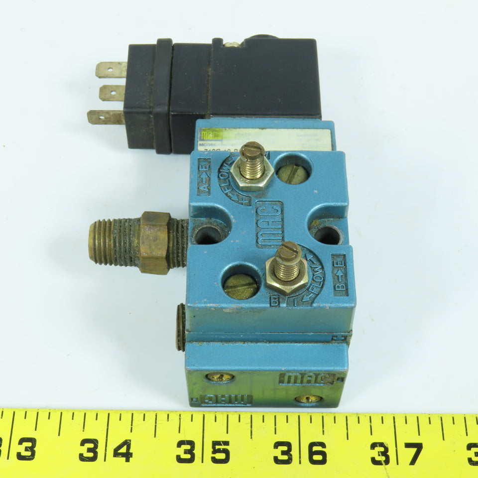 MAC 712C-12-PI-591JD 4 Way Pneumatic Solenoid Valve 150 PSI 24 VDC
