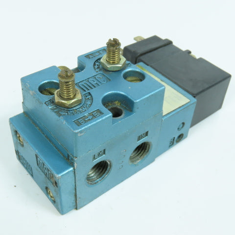 MAC 712C-12-PI-591JD 4 Way Pneumatic Solenoid Valve 150 PSI 24 VDC