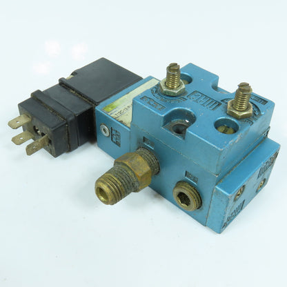 MAC 712C-12-PI-591JD 4 Way Pneumatic Solenoid Valve 150 PSI 24 VDC