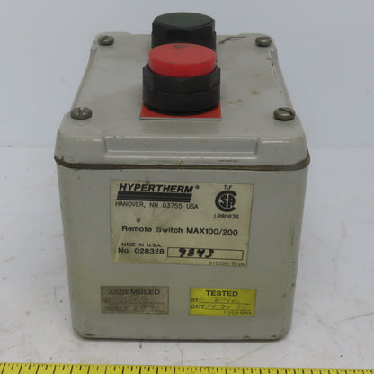 Hypertherm 028328 9843 ON/OFF Remote Switch Assembly  No Cord