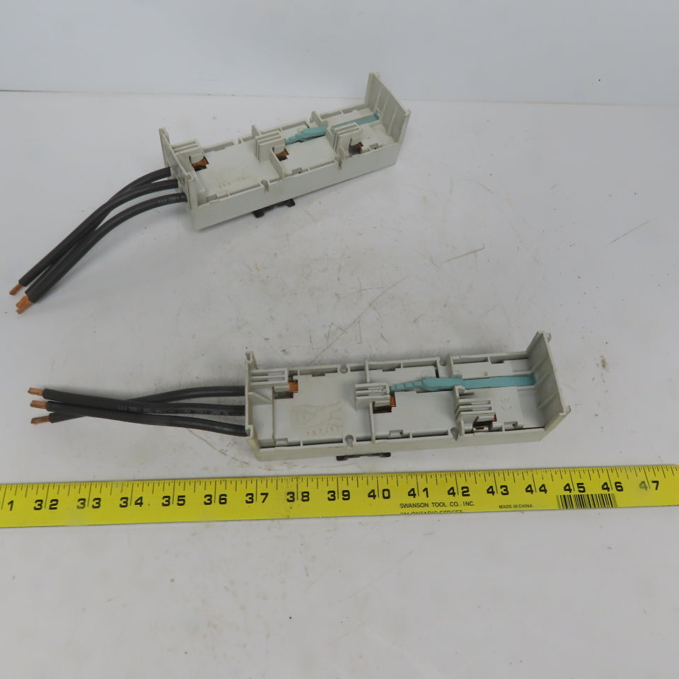 Siemens 8US1 261-5FM08  Buss Bar Adapter 600V No. 8 Wire Lot of 2