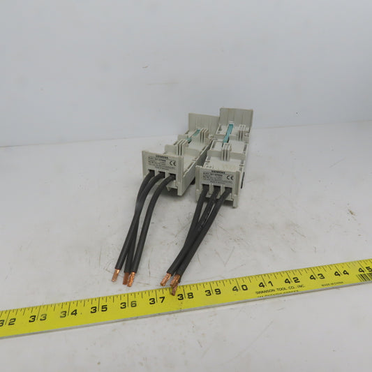 Siemens 8US1 261-5FM08  Buss Bar Adapter 600V No. 8 Wire Lot of 2