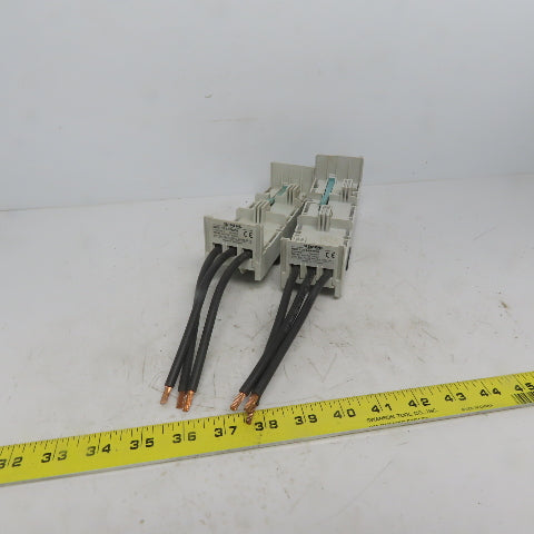 Siemens 8US1 261-5FM08  Buss Bar Adapter 600V No. 8 Wire Lot of 2