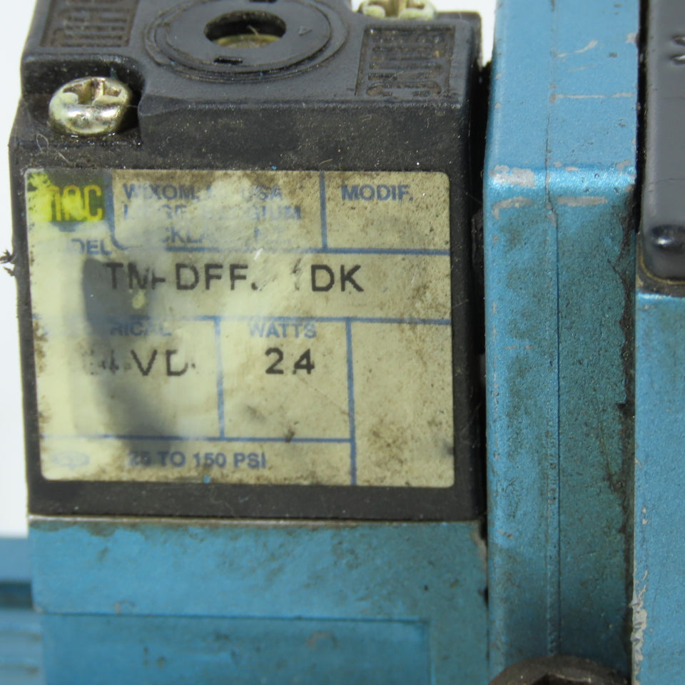 MAC 82A-BC-CKA-TM-DFFP-1DK & TM-DFFJ-1DK Pneumatic Solenoid Valve 150 PSI 24 VDC