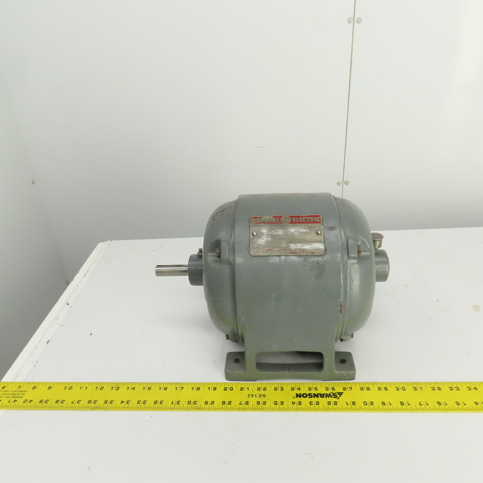 GE 5K204D841 0.75/ 0.375HP Dual Speed AC Electric Motor 1670/835RPM 220V 204 FR.