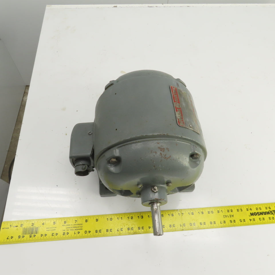 GE 5K204D841 0.75/ 0.375HP Dual Speed AC Electric Motor 1670/835RPM 220V 204 FR.