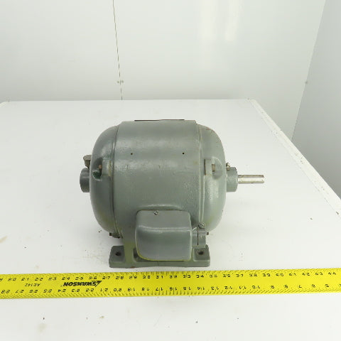 GE 5K204D841 0.75/ 0.375HP Dual Speed AC Electric Motor 1670/835RPM 220V 204 FR.