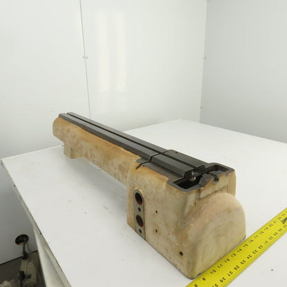 Hardinge AHC Super Precision Lathe Bed Carriage Slide Assembly 37" OAL