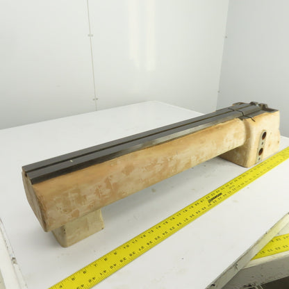 Hardinge AHC Super Precision Lathe Bed Carriage Slide Assembly 37" OAL