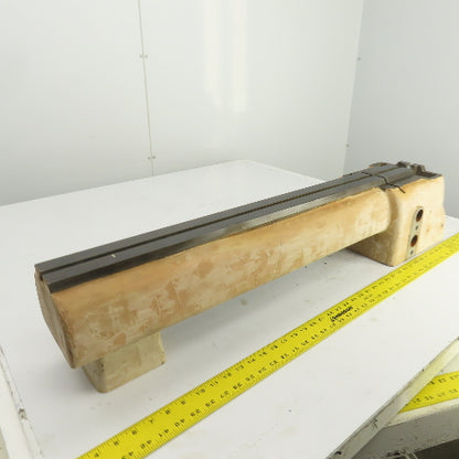 Hardinge AHC Super Precision Lathe Bed Carriage Slide Assembly 37" OAL