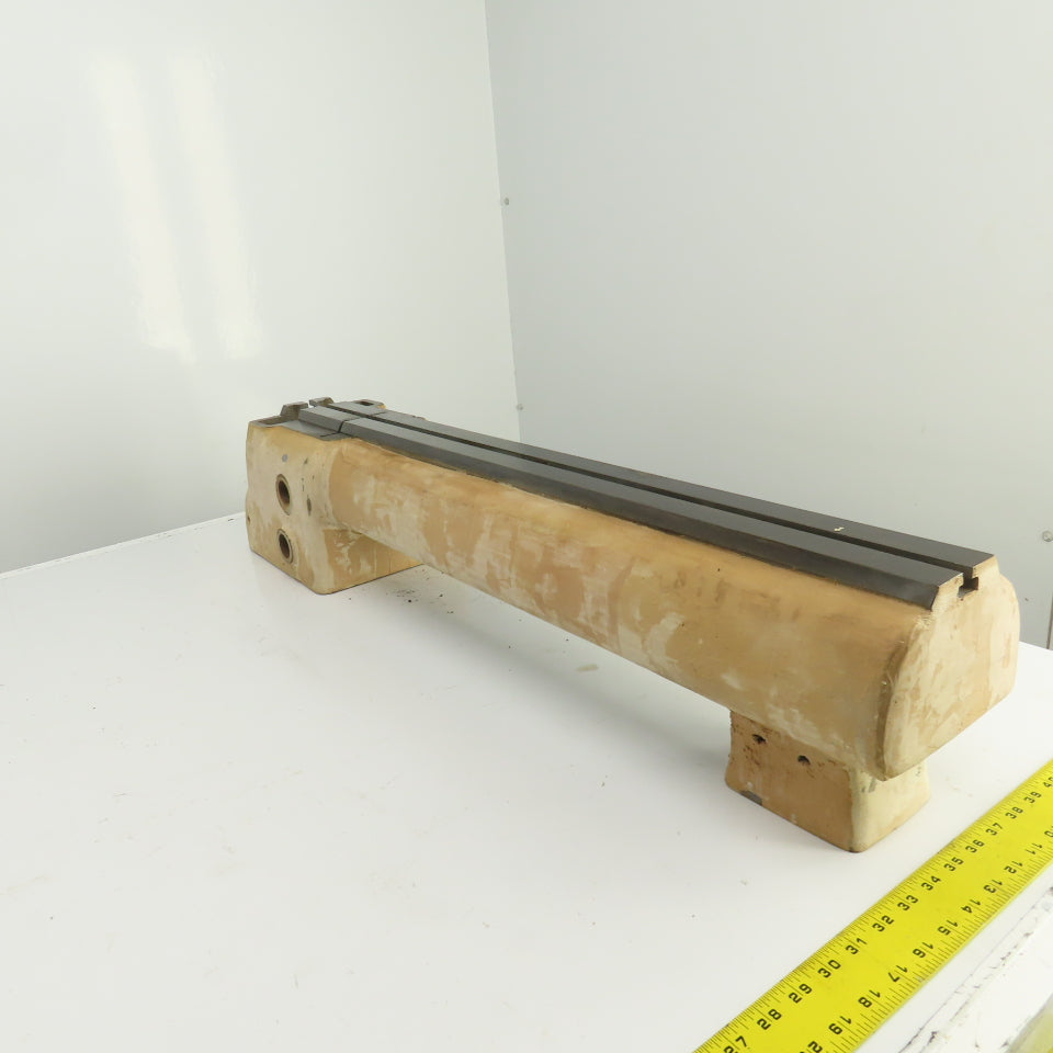 Hardinge AHC Super Precision Lathe Bed Carriage Slide Assembly 37" OAL