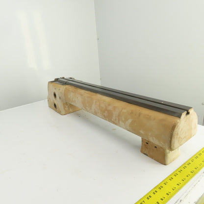 Hardinge AHC Super Precision Lathe Bed Carriage Slide Assembly 37" OAL