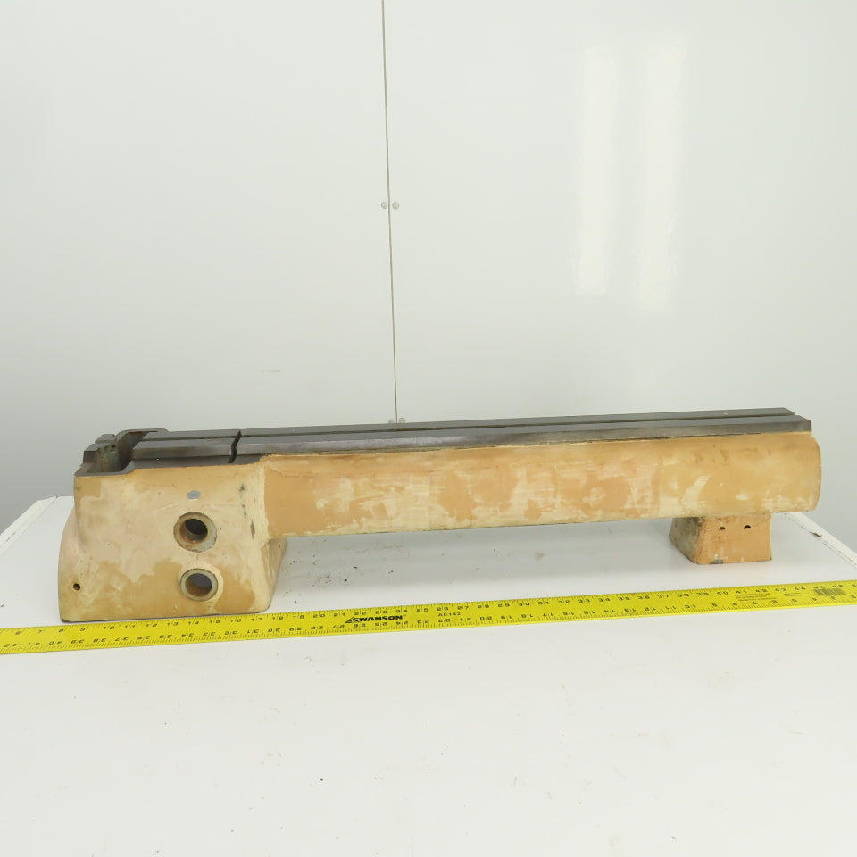 Hardinge AHC Super Precision Lathe Bed Carriage Slide Assembly 37" OAL