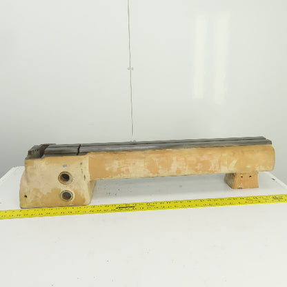 Hardinge AHC Super Precision Lathe Bed Carriage Slide Assembly 37" OAL