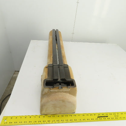 Hardinge AHC Super Precision Lathe Bed Carriage Slide Assembly 37" OAL