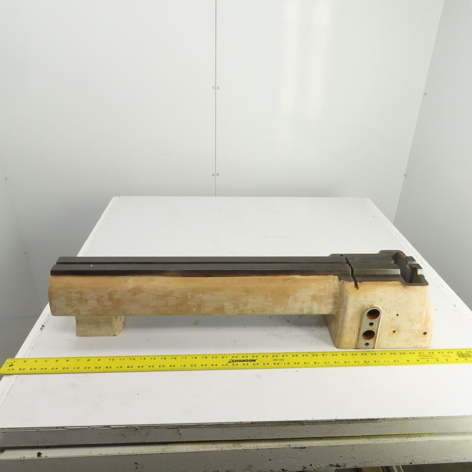 Hardinge AHC Super Precision Lathe Bed Carriage Slide Assembly 37" OAL
