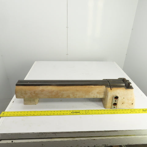 Hardinge AHC Super Precision Lathe Bed Carriage Slide Assembly 37" OAL