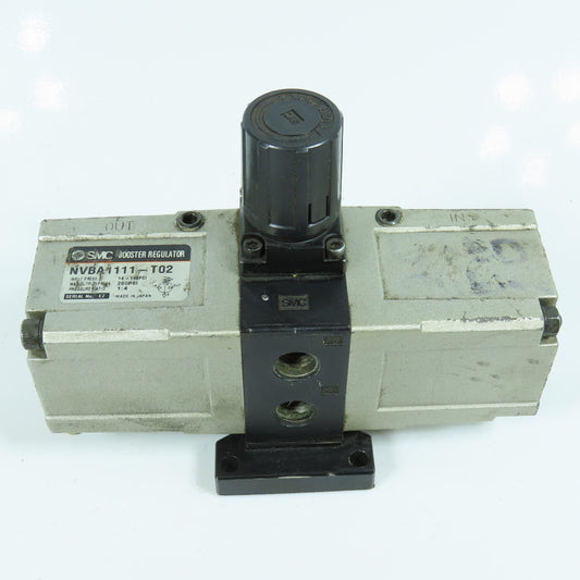 SMC NVBA1111-T02 Output Booster Regulator 14-140 Input PSI 280 Output PSI