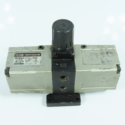 SMC NVBA1111-T02 Output Booster Regulator 14-140 Input PSI 280 Output PSI