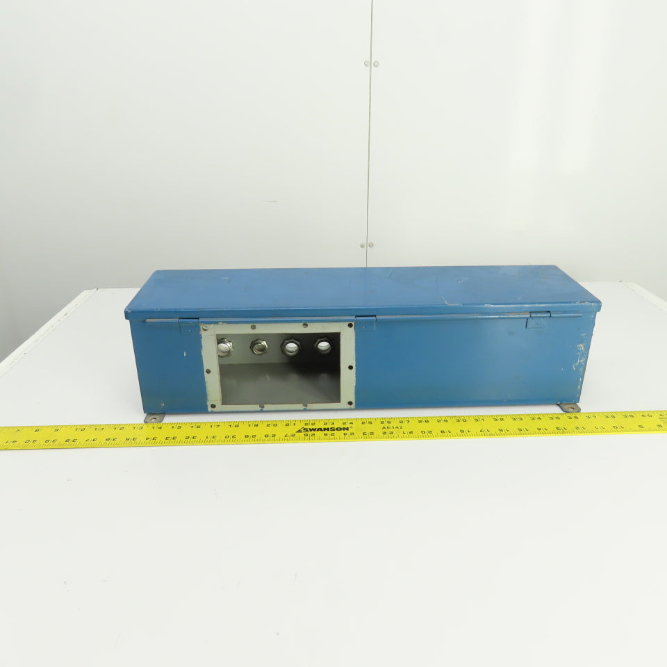 24" x 6" x 6" Steel Electrical Enclosure Junction Box W/Knockouts