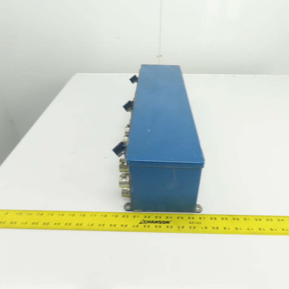 24" x 6" x 6" Steel Electrical Enclosure Junction Box W/Knockouts