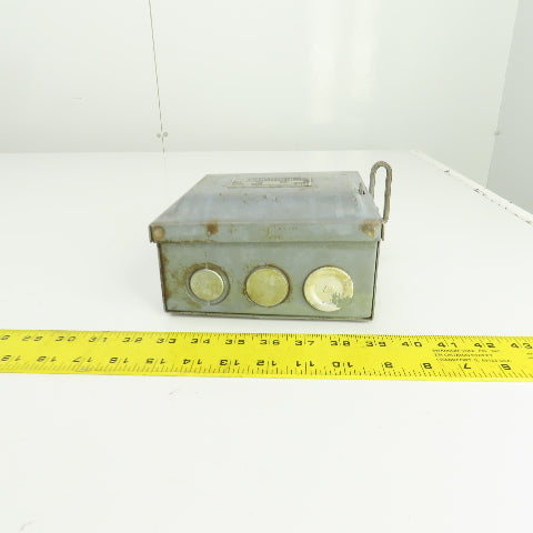 Wadsworth 8733N 30A Fusible Safety Disconnect Switch 240VAC 4-Pole