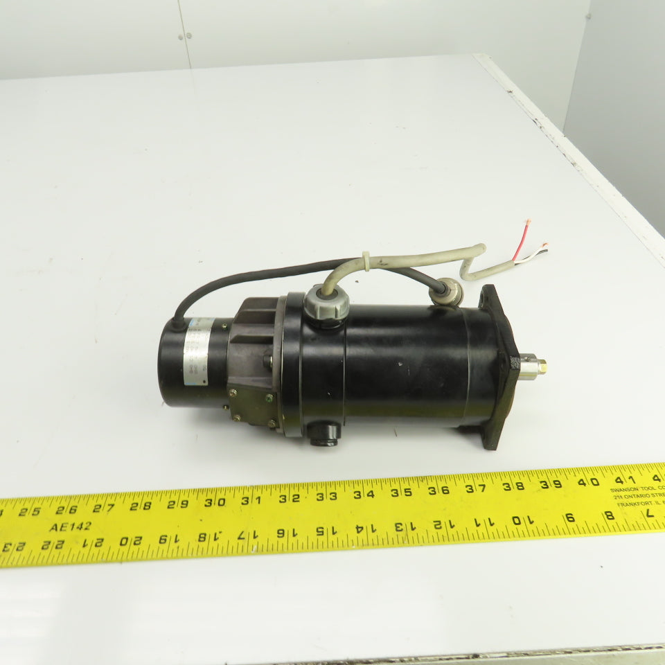 Nippon S1020L 0.12kW DC Servo Motor 2000RPM 46VDC 3.2A W/Encoder LMA-250BM-S15