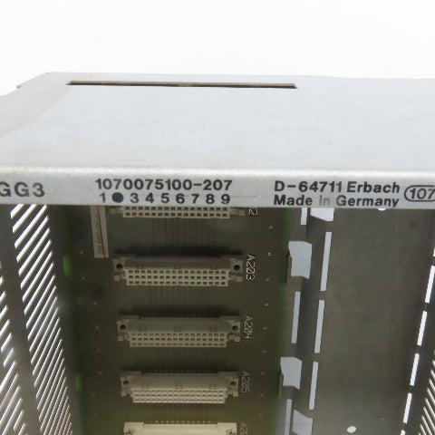 Bosch 1070075100-207 PLC 7 Slot Rack Chassis