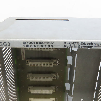 Bosch 1070075100-207 PLC 7 Slot Rack Chassis