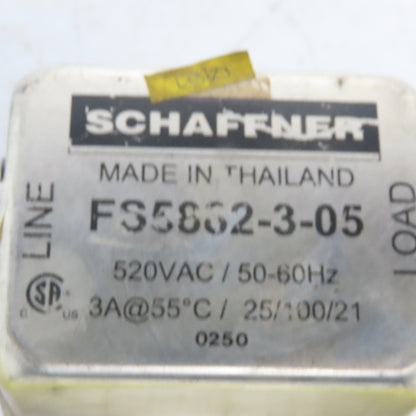 Shaffner FS5882-3-05 Power Line Filter 520V /50-60Hz 3A
