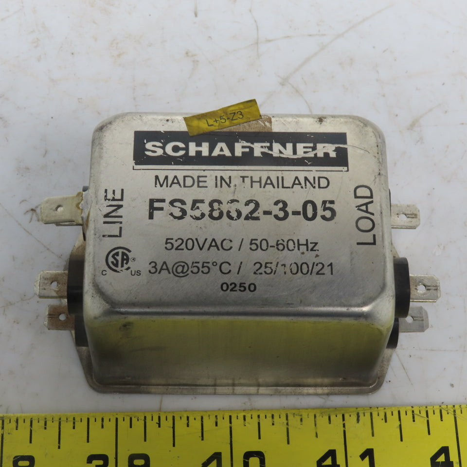 Shaffner FS5882-3-05 Power Line Filter 520V /50-60Hz 3A