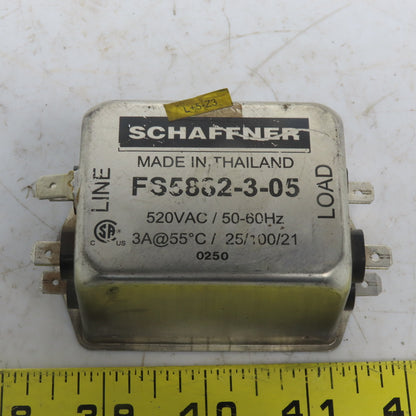 Shaffner FS5882-3-05 Power Line Filter 520V /50-60Hz 3A
