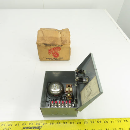 Autocon Class 7400 Singalarm Alarm Control Box W/Silencer & Red Indicator 110V