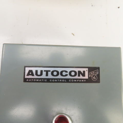 Autocon Class 7400 Singalarm Alarm Control Box W/Silencer & Red Indicator 110V