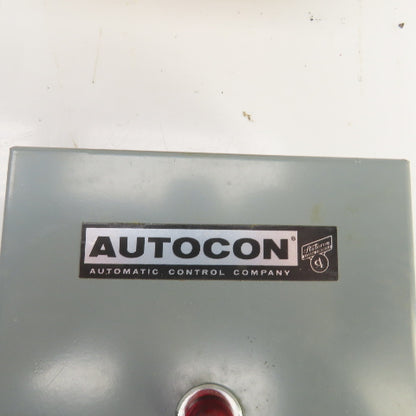 Autocon Class 7400 Singalarm Alarm Control Box W/Silencer & Red Indicator 110V